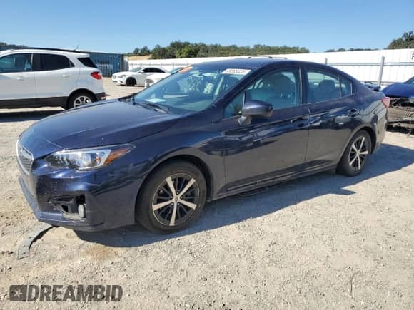 2019 Subaru Impreza Premium with VIN 4S3GKAD69K3616097, listed as a Copart auction lot 68285335 with 96,953 mi miles and Salvage title. Bid and sale history available at DreamBid. Image 1.