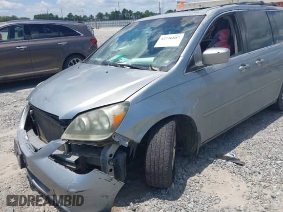 2007 Honda Odyssey EX-L с VIN 5FNRL38767B102609, выставлен на аукционе IAAI как лот 42746887 с пробегом 334 285 миль миль и . История ставок и продаж доступна на DreamBid. Изображение 6.