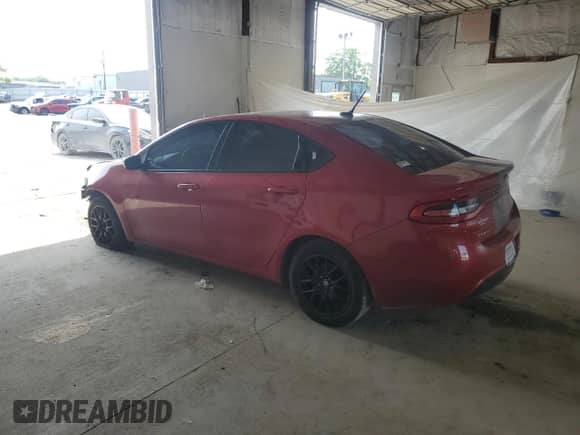 2016 Dodge Dart SXT Sport Blacktop with VIN 1C3CDFFA6GD818361, listed as a Copart auction lot 59578225 with 106,283 mi miles and Salvage title. Bid and sale history available at DreamBid. Image 2.