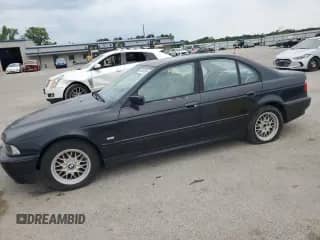 2001 BMW 5 Series 525i with VIN WBADT43471GF58824, listed as a Copart auction lot 56103395 with Not provided miles and Clean title. Bid and sale history available at DreamBid. Image 1.