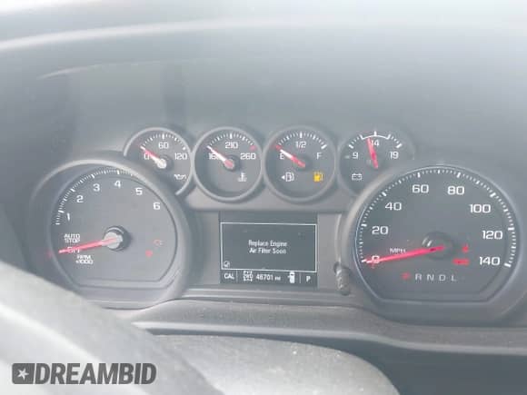 2022 Chevrolet Silverado 1500 Custom Trail Boss z VIN 3GCPYCEL6NG108492, wystawiony jako IAAI lot #42362191 z przebiegiem 46 701 mil mil oraz . Historia ofert i sprzedaży dostępna na DreamBid. Obrazek 7.