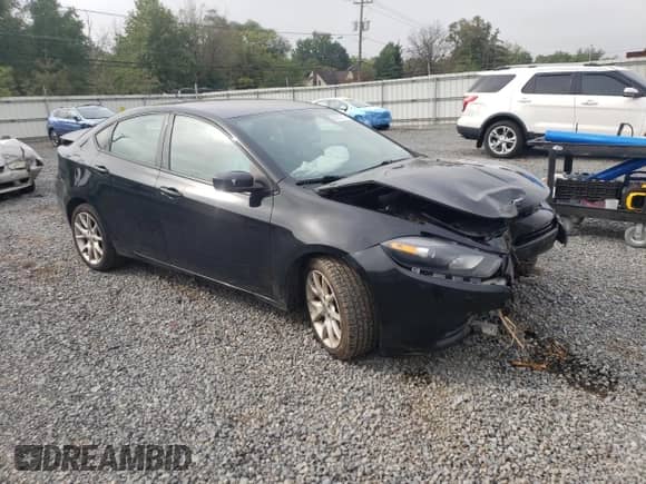 2013 Dodge Dart SXT with VIN 1C3CDFBA5DD310853, listed as a Copart auction lot 83803315 with 153,263 mi miles and Salvage title. Bid and sale history available at DreamBid. Image 4.