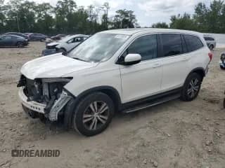 2017 Honda Pilot EX-L z VIN 5FNYF6H77HB031118, wystawiony jako Copart lot #81370035 z przebiegiem 166 144 mil mil oraz Szkoda całkowita • Salvage title. Historia ofert i sprzedaży dostępna na DreamBid. Obrazek 1.