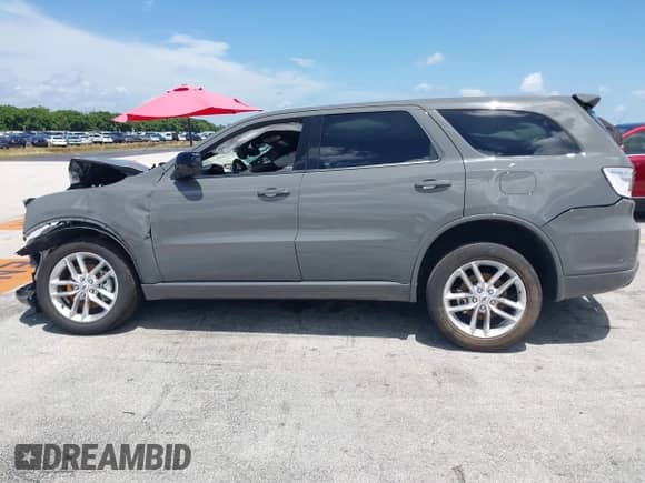 2025 Dodge Durango GT with VIN 1C4RDJDG2SC547233, listed as a IAAI auction lot 43046828 with 7,382 mi miles and . Bid and sale history available at DreamBid. Image 14.