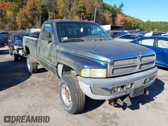 2002 Dodge 2500 with VIN 3B7KF26Z12M279919, listed as a IAAI auction lot 43474570 with 115,505 mi miles and . Bid and sale history available at DreamBid. Image 1.