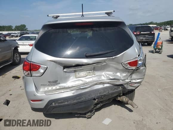 2015 Nissan Pathfinder S z VIN 5N1AR2MN6FC644973, wystawiony jako Copart lot #62038435 z przebiegiem 177 506 mil mil oraz Szkoda całkowita • Salvage title. Historia ofert i sprzedaży dostępna na DreamBid. Obrazek 6.