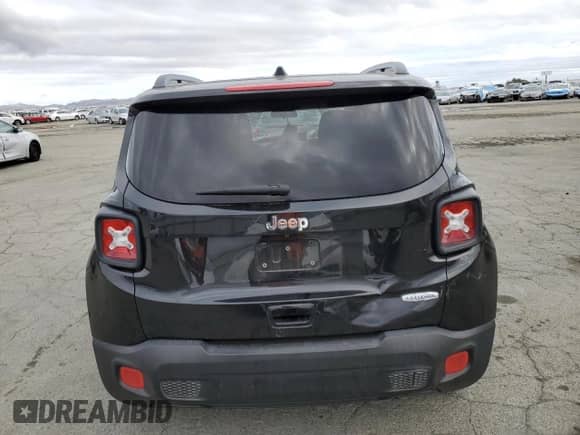 2018 Jeep Renegade Latitude with VIN ZACCJABB2JPH97457, listed as a Copart auction lot 84994015 with 60,121 mi miles and Salvage title. Bid and sale history available at DreamBid. Image 6.