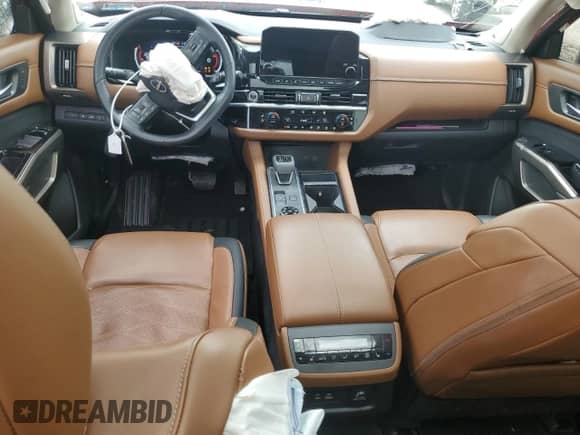 2023 Nissan Pathfinder Platinum with VIN 5N1DR3DJ3PC202458, listed as a Copart auction lot 70941185 with 43,368 mi miles and Salvage title. Bid and sale history available at DreamBid. Image 8.