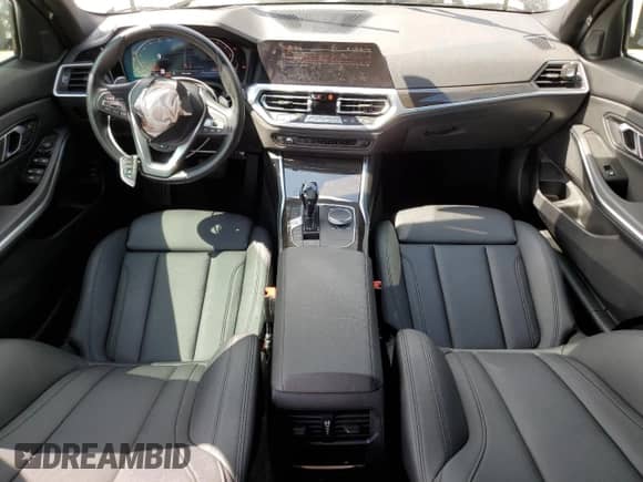 2020 BMW 3 Series 330i xDrive with VIN 3MW5R7J00L8B22531, listed as a Copart auction lot 71026435 with 49,742 mi miles and Non repairable. Bid and sale history available at DreamBid. Image 8.