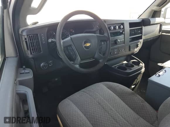 2021 Chevrolet Express Cargo with VIN 1GCWGAFP2M1249335, listed as a Copart auction lot 65965855 with 55,100 mi miles and Salvage title. Bid and sale history available at DreamBid. Image 8.