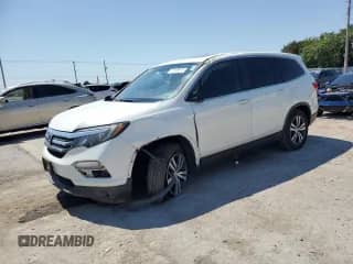 2018 Honda Pilot EX-L with VIN 5FNYF5H56JB028340, listed as a Copart auction lot 71440515 with 99,942 mi miles and Salvage title. Bid and sale history available at DreamBid. Image 1.