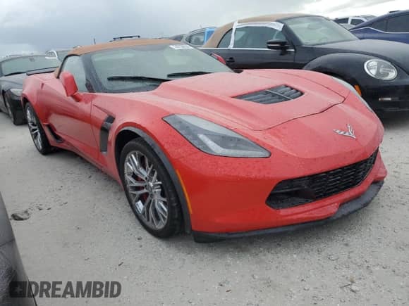 2016 Chevrolet Corvette Z06 3LZ z VIN 1G1YU3D63G5600184, wystawiony jako Copart lot #74736534 z przebiegiem Nie podano mil oraz Szkoda całkowita • Salvage title. Historia ofert i sprzedaży dostępna na DreamBid. Obrazek 4.
