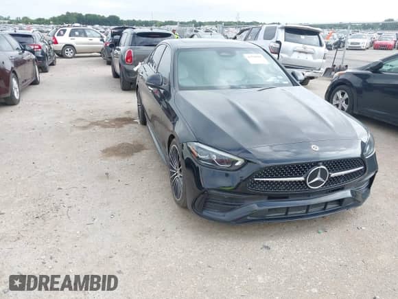 2023 Mercedes-Benz C 300 z VIN W1KAF4GB7PR097128, wystawiony jako IAAI lot #42586565 z przebiegiem Nie podano mil oraz . Historia ofert i sprzedaży dostępna na DreamBid. Obrazek 1.