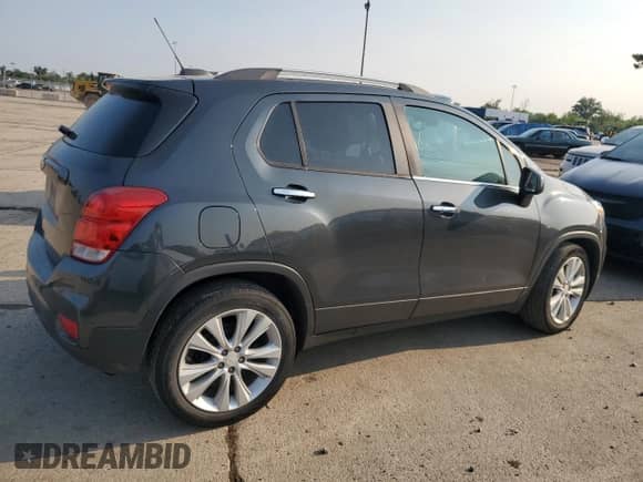 2017 Chevrolet Trax Premier with VIN 3GNCJMSB3HL258034, listed as a Copart auction lot 66990685 with 99,355 mi miles and Clean title. Bid and sale history available at DreamBid. Image 3.