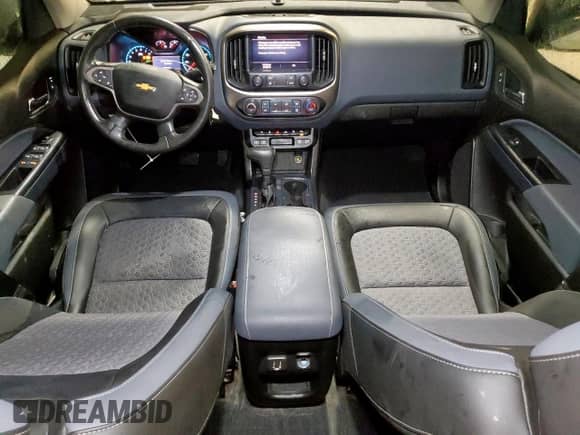 2021 Chevrolet Colorado 4WD Z71 with VIN 1GCGTDEN4M1227130, listed as a Copart auction lot 55837525 with 49,283 mi miles and Salvage title. Bid and sale history available at DreamBid. Image 8.