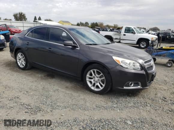 2013 Chevrolet Malibu Eco with VIN 1G11F5RR5DF108143, listed as a Copart auction lot 81807005 with 146,336 mi miles and Salvage title. Bid and sale history available at DreamBid. Image 4.