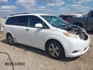 2013 Toyota Sienna LE AAS with VIN 5TDKK3DC4DS301138, listed as a IAAI auction lot 43215517 with 245,377 mi miles and . Bid and sale history available at DreamBid. Image 1.