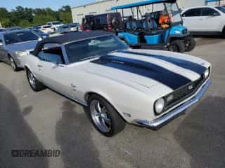 1968 Chevrolet Camaro с VIN 124678N340618, выставлен на аукционе Copart как лот 74569664 с пробегом 21 419 миль миль и Списание • Salvage title. История ставок и продаж доступна на DreamBid. Изображение 4.