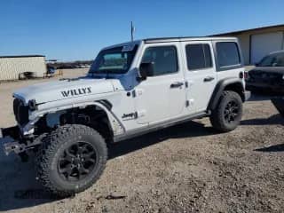 2022 Jeep Wrangler Unlimited High Tide z VIN 1C4HJXDG2NW102145, wystawiony jako Copart lot #41407225 z przebiegiem 43 921 mil mil oraz Szkoda całkowita • Salvage title. Historia ofert i sprzedaży dostępna na DreamBid. Obrazek 1.
