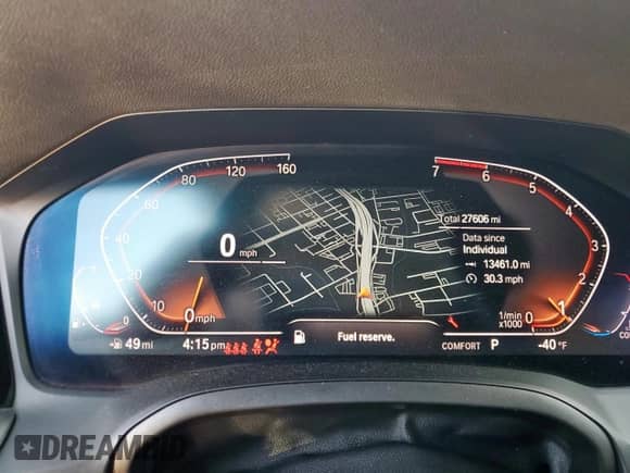 2020 BMW 3 Series 330i with VIN 3MW5R1J09L8B34822, listed as a Copart auction lot 84058235 with 27,606 mi miles and Salvage title. Bid and sale history available at DreamBid. Image 9.