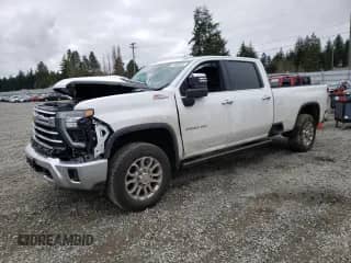 2024 Chevrolet Silverado 3500HD LTZ с VIN 1GC4YUEY6RF324547, выставлен на аукционе Copart как лот 47469565 с пробегом 14 958 миль миль и Списание • Salvage title. История ставок и продаж доступна на DreamBid. Изображение 1.