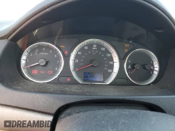 2009 Hyundai Sonata GLS with VIN 5NPET46C99H466791, listed as a Copart auction lot 87401405 with 185,598 mi miles and Clean title. Bid and sale history available at DreamBid. Image 9.