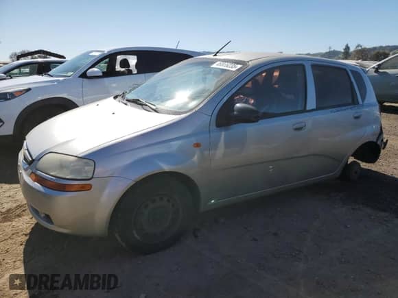 2004 Chevrolet Aveo с VIN KL1TD62674B156544, выставлен на аукционе Copart как лот 46866235 с пробегом 194 219 миль миль и Списание • Salvage title. История ставок и продаж доступна на DreamBid. Изображение 1.