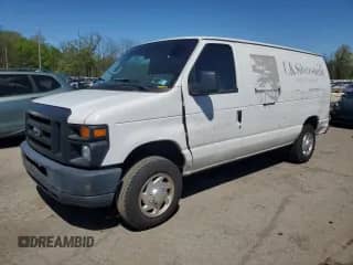 2012 Ford Econoline Cargo Commercial with VIN 1FTNE1EW4CDA57888, listed as a Copart auction lot 55208595 with 130,657 mi miles and Clean title. Bid and sale history available at DreamBid. Image 1.