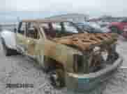 2015 Chevrolet Silverado 3500HD Work Truck with VIN 1GC4KYC85FF110835, listed as a Copart auction lot 79009364 with Not provided miles and Salvage title. Bid and sale history available at DreamBid. Image 4.