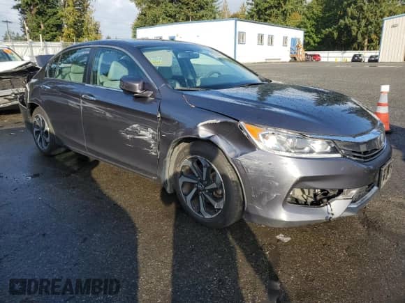 2016 Honda Accord EX-L with VIN 1HGCR2F8XGA057307, listed as a Copart auction lot 87036905 with 44,952 mi miles and Salvage title. Bid and sale history available at DreamBid. Image 4.