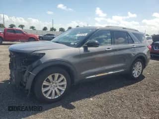 2021 Ford Explorer Limited z VIN 1FMSK7FH6MGB93398, wystawiony jako Copart lot #81284295 z przebiegiem 92 031 mil mil oraz Szkoda całkowita • Salvage title. Historia ofert i sprzedaży dostępna na DreamBid. Obrazek 1.