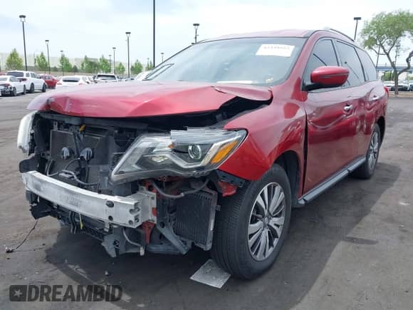 2019 Nissan Pathfinder SL with VIN 5N1DR2MN4KC638354, listed as a IAAI auction lot 42239557 with 75,011 mi miles and . Bid and sale history available at DreamBid. Image 2.