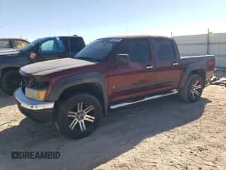2007 Chevrolet Colorado 2LT with VIN 1GCDS13EX78225949, listed as a Copart auction lot 46630985 with 138,575 mi miles and Salvage title. Bid and sale history available at DreamBid. Image 1.