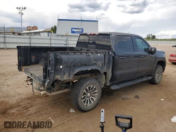 2020 GMC Sierra 1500 AT4 with VIN 1GTU9EET5LZ312628, listed as a Copart auction lot 71525935 with 98,536 mi miles and Salvage title. Bid and sale history available at DreamBid. Image 3.
