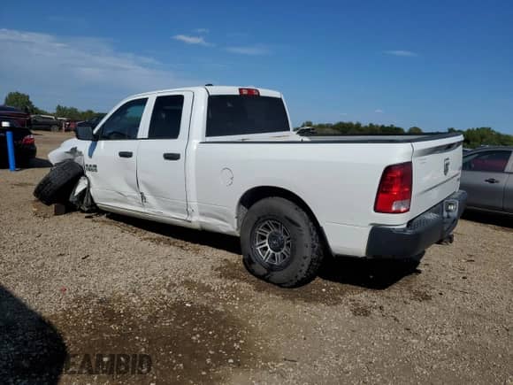 2017 Ram 1500 Tradesman с VIN 1C6RR7FG6HS544357, выставлен на аукционе Copart как лот 80078575 с пробегом 128 989 миль миль и Списание • Salvage title. История ставок и продаж доступна на DreamBid. Изображение 2.