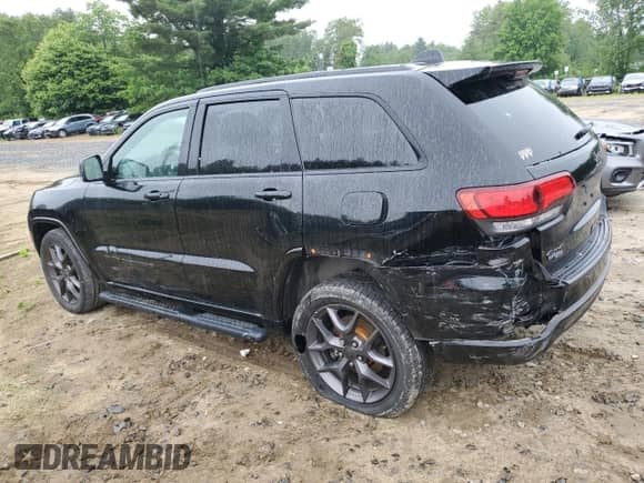 2021 Jeep Grand Cherokee 80th Anniversary with VIN 1C4RJFBG5MC560781, listed as a Copart auction lot 59675175 with 59,080 mi miles and Salvage title. Bid and sale history available at DreamBid. Image 2.