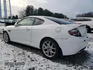 2008 Hyundai Tiburon GT с VIN KMHHN66F68U269896, выставлен на аукционе Copart как лот 87502765 с пробегом 196 437 миль миль и Списание • Salvage title. История ставок и продаж доступна на DreamBid. Изображение 2.