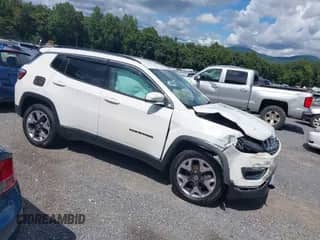 2021 Jeep Compass Limited with VIN 3C4NJDCBXMT572385, listed as a IAAI auction lot 42938450 with 63,664 mi miles and . Bid and sale history available at DreamBid. Image 1.