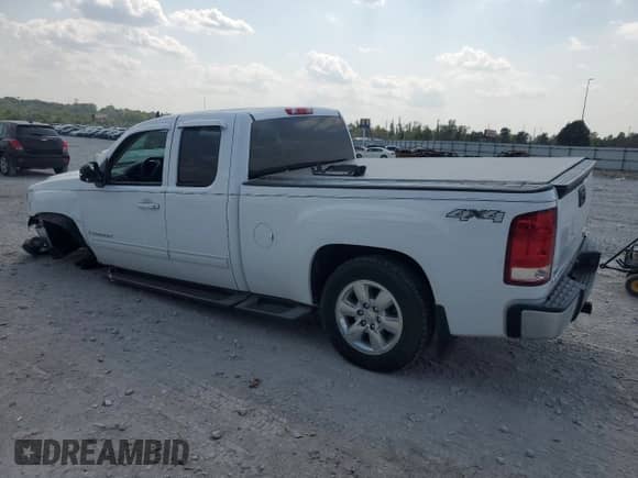2009 GMC Sierra 1500 SLT with VIN 1GTEK39049Z231982, listed as a Copart auction lot 80354195 with 129,631 mi miles and Salvage title. Bid and sale history available at DreamBid. Image 2.
