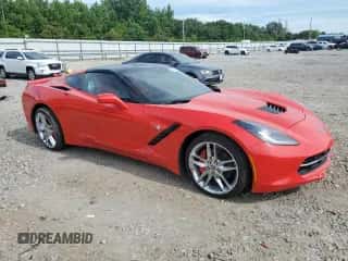 2015 Chevrolet Corvette 1LT z VIN 1G1YB2D73F5123313, wystawiony jako Copart lot #55674454 z przebiegiem 72 831 mil mil oraz Szkoda całkowita • Salvage title. Historia ofert i sprzedaży dostępna na DreamBid. Obrazek 4.
