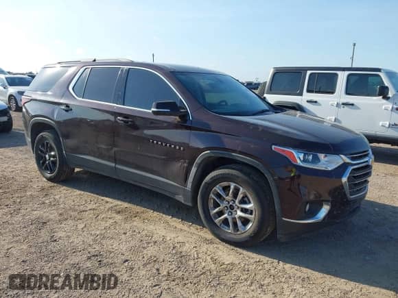 2020 Chevrolet Traverse LT Cloth with VIN 1GNERGKW4LJ154674, listed as a IAAI auction lot 42892202 with 112,308 mi miles and . Bid and sale history available at DreamBid. Image 1.