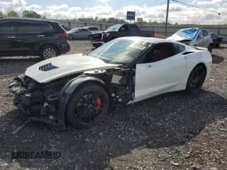 2014 Chevrolet Corvette Z51 3LT with VIN 1G1YL2D77E5106350, listed as a Copart auction lot 80075454 with 110,505 mi miles and Salvage title. Bid and sale history available at DreamBid. Image 1.