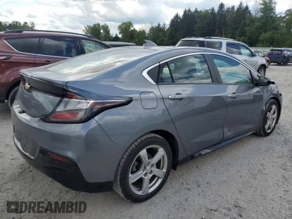 2019 Chevrolet Volt LT with VIN 1G1RC6S57KU129285, listed as a Copart auction lot 71488845 with 58,888 mi miles and Salvage title. Bid and sale history available at DreamBid. Image 3.