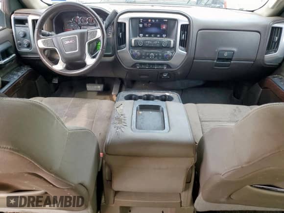 2014 GMC Sierra 1500 SLE with VIN 3GTU2UEC9EG105614, listed as a Copart auction lot 85557075 with 238,351 mi miles and Salvage title. Bid and sale history available at DreamBid. Image 8.