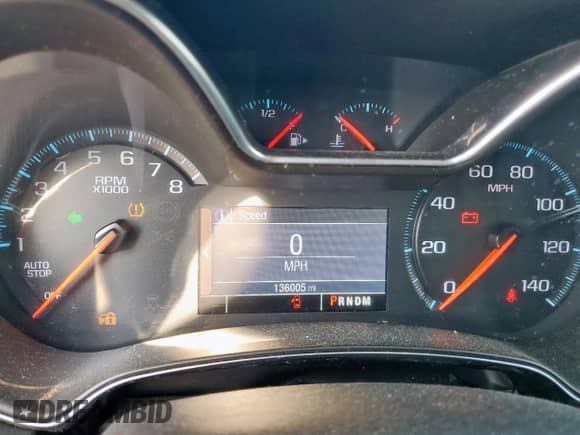 2015 Chevrolet Impala LS with VIN 2G11X5SL8F9179187, listed as a Copart auction lot 81594525 with 136,005 mi miles and Salvage title. Bid and sale history available at DreamBid. Image 9.