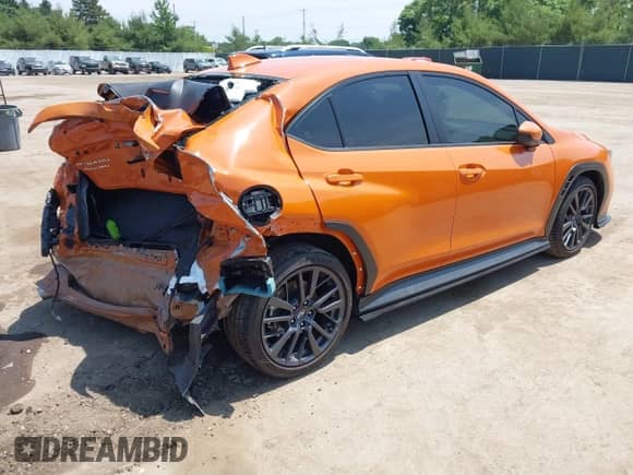 2024 Subaru WRX Premium with VIN JF1VBAH62R8818753, listed as a IAAI auction lot 42470857 with 8,664 mi miles and . Bid and sale history available at DreamBid. Image 4.