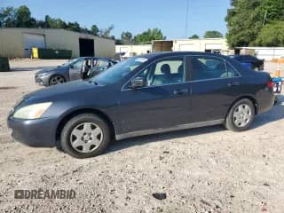 2005 Honda Accord LX with VIN 1HGCM55495A193603, listed as a Copart auction lot 65882695 with 186,386 mi miles and Salvage title. Bid and sale history available at DreamBid. Image 1.