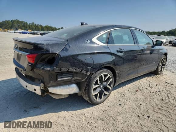 2017 Chevrolet Impala LT with VIN 2G1105S38H9189080, listed as a Copart auction lot 81322565 with 86,610 mi miles and Salvage title. Bid and sale history available at DreamBid. Image 3.
