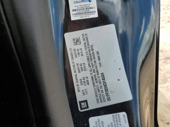 2012 Chevrolet Camaro 1LT z VIN 2G1FF3D30C9145024, wystawiony jako Copart lot #63378995 z przebiegiem 103 868 mil mil oraz Szkoda całkowita • Salvage title. Historia ofert i sprzedaży dostępna na DreamBid. Obrazek 12.