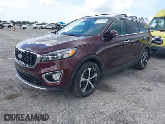 2016 Kia Sorento EX z VIN 5XYPH4A1XGG156251, wystawiony jako IAAI lot #43096986 z przebiegiem 114 616 mil mil oraz . Historia ofert i sprzedaży dostępna na DreamBid. Obrazek 2.